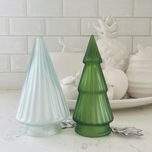 Target Bullseye’s Glass Light Up Christmas Trees 🎄